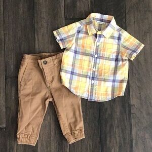 Janie and Jack baby boy 2-piece set, 6-12 months